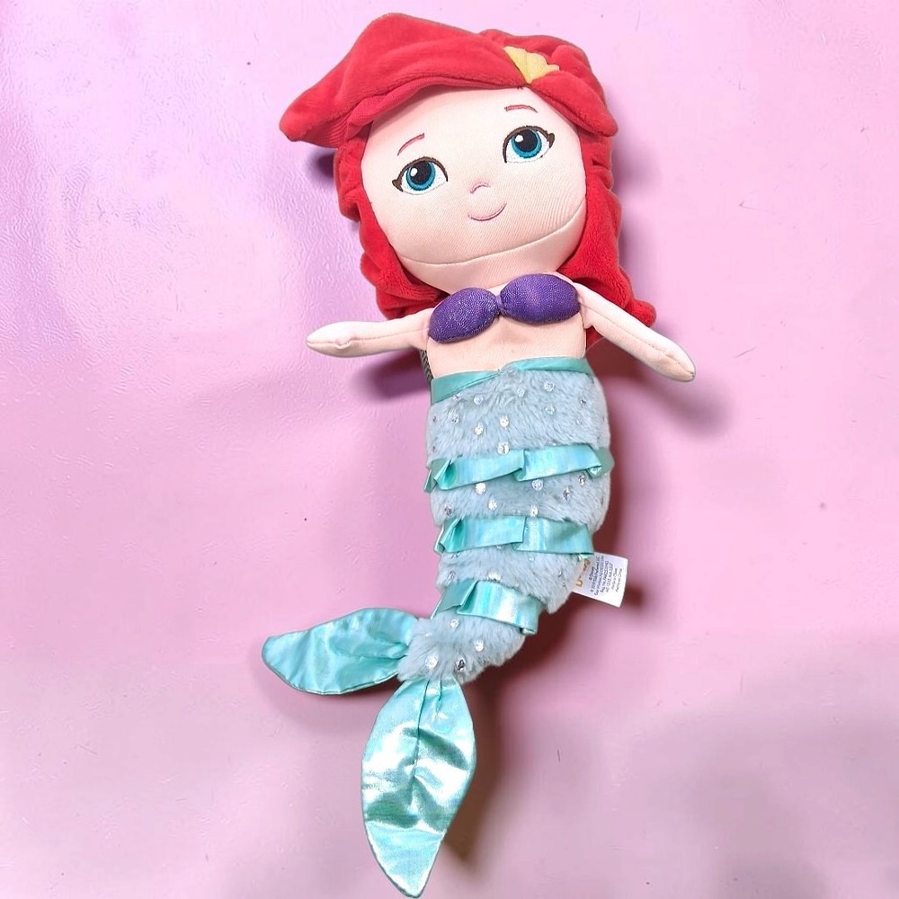Disney Baby Ariel The Little Mermaid Plush Doll 2019 Kids Preferred Sequin Tail